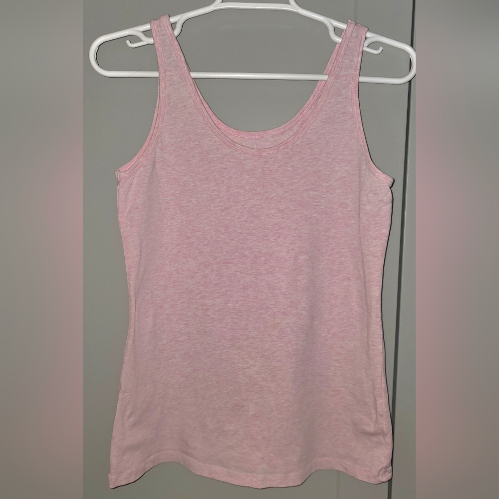 Andrea Jovine Women's Stretch Tank Top ~ Medium ~ Pink Heather